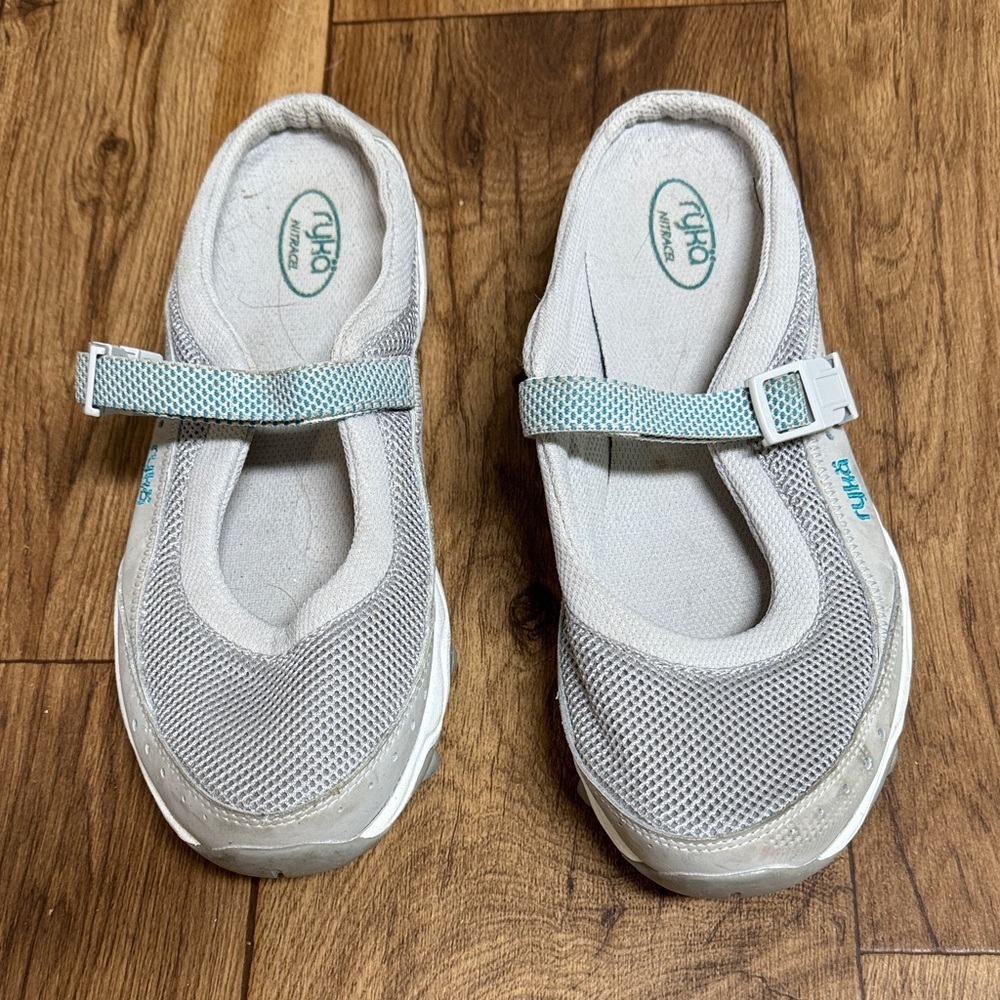 Ryka Gray and Teal Women's Sneakers